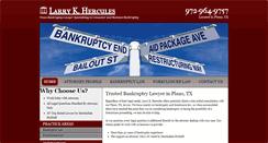 Desktop Screenshot of bankruptcylawyerindallastx.com